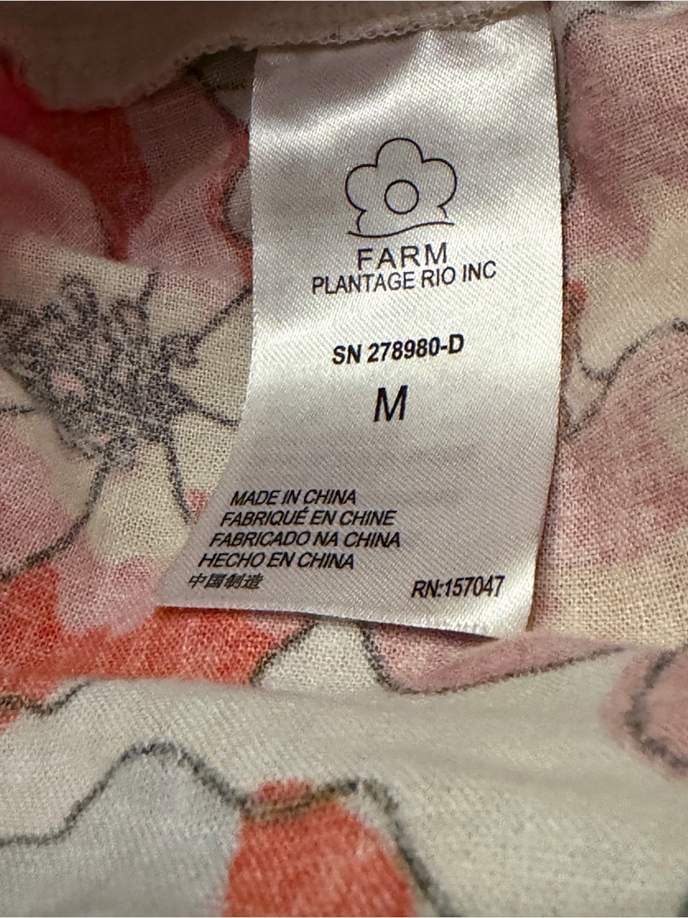 Farm Rio x Anthropologie Floral Linen Pants Women’s M - Picture 12 of 16